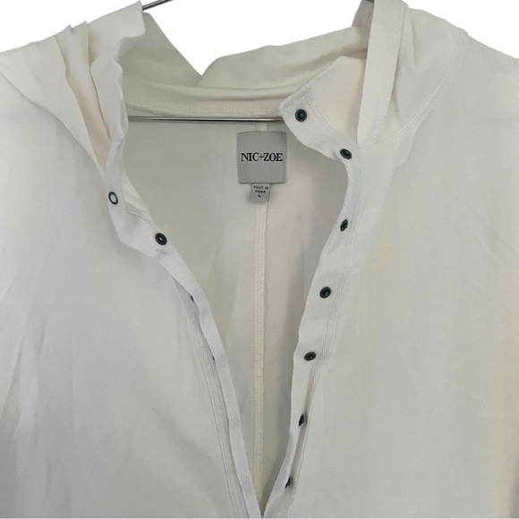 NIC+ZOE White Button-Down Shirt - Picture 2 of 4